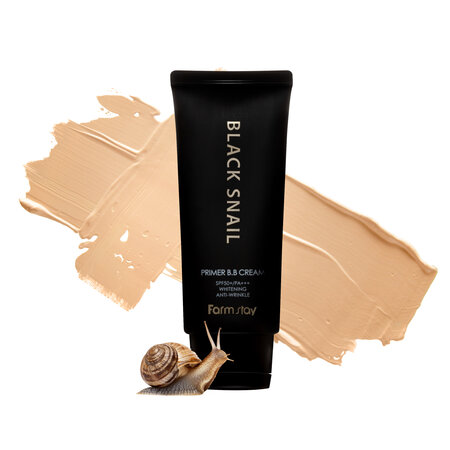Crema Primer BB cu filtrat de melc negru, 50 g, Farmstay 773359