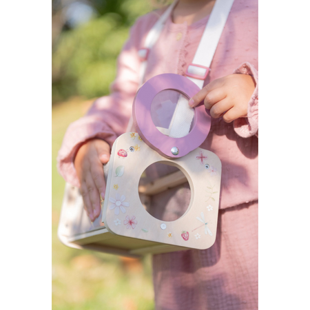 Cutie pentru insecte cu lupa Fairy Garden, 3 ani+, Little Dutch 773376