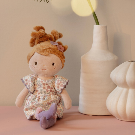 Papusa textila Ava, 35 cm, 12 luni+, Little Dutch 773391