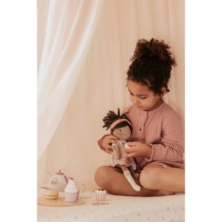 Papusa textila Evi, 35 cm, 12 luni+, Little Dutch 773399