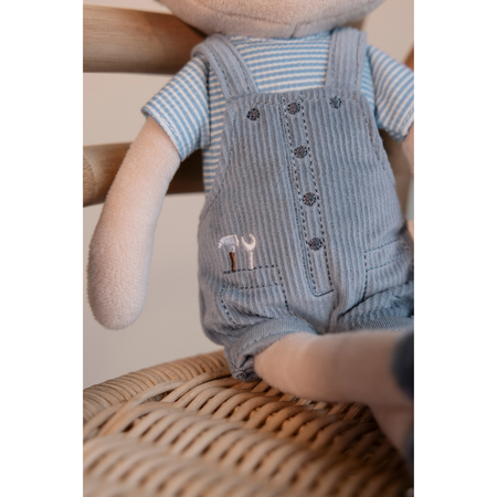 Papusa textila Jim, 35 cm, 12 luni+, Little Dutch 773408