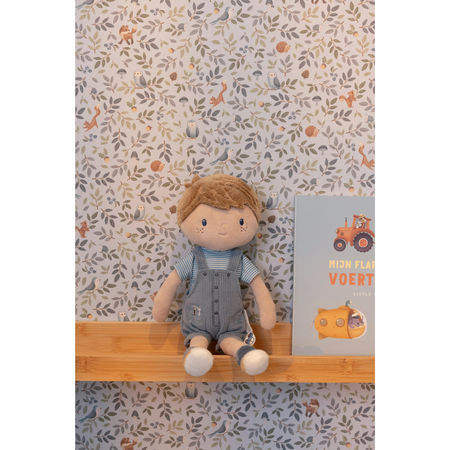 Papusa textila Mini Jim, 10 cm, 12 luni+, Little Dutch 773418