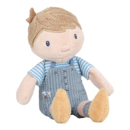 Papusa textila Mini Jim, 10 cm, 12 luni+, Little Dutch 773416