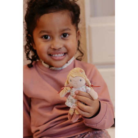Papusa textila Mini Julia, 10 cm, 12 luni+, Little Dutch 773422
