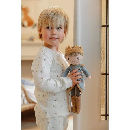 Papusa textila Printul Jim, 35 cm, Little Dutch 773438