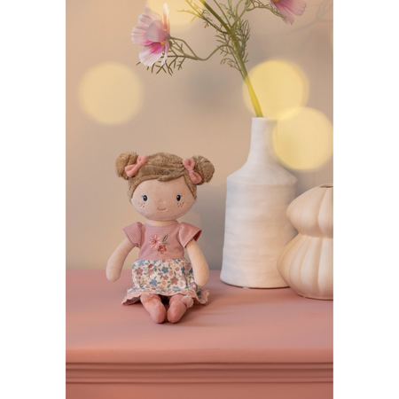 Papusa textila Rosa, 35 cm, 12 luni+, Little Dutch 773447