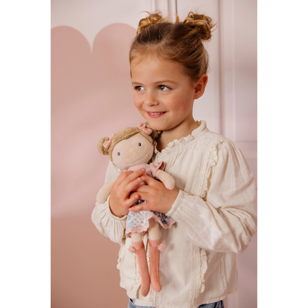 Papusa textila Rosa, 35 cm, 12 luni+, Little Dutch 773453
