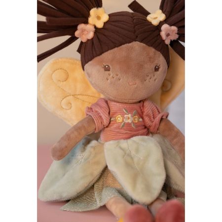 Papusa textila Zana Evi, 35 cm, 12 luni+, Little Dutch 773470