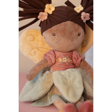 Papusa textila Zana Evi, 35 cm, 12 luni+, Little Dutch 773470