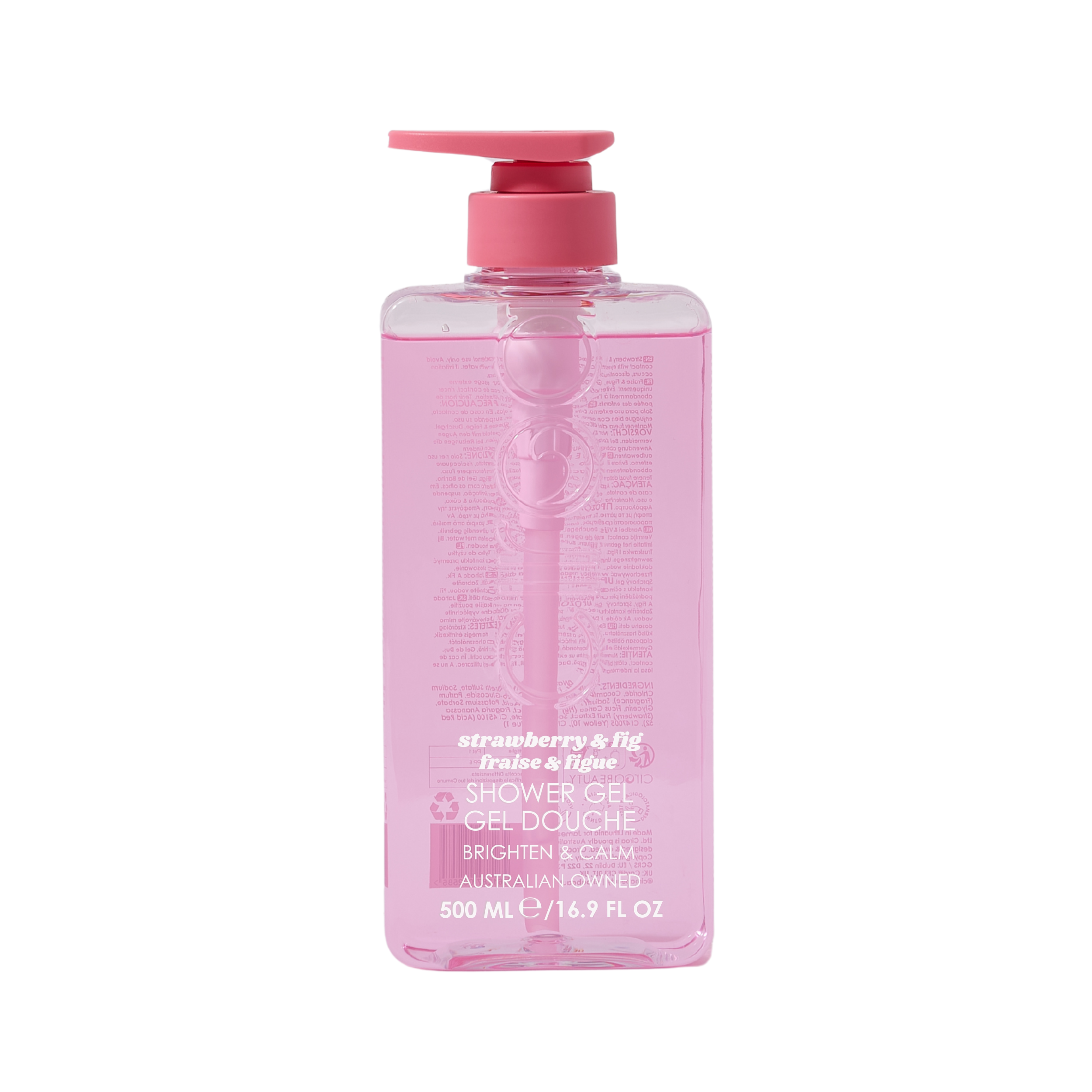 Gel de dus, Capsuni si Smochine, 500 ml, Ciroa