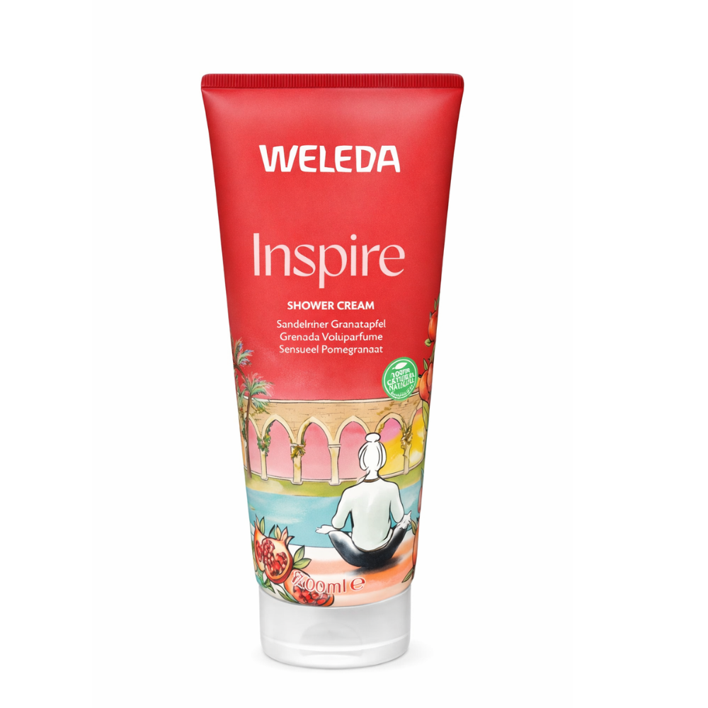 Lotiune de dus Inspire, Rodie, 200 ml, Weleda