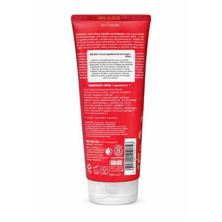 Lotiune de dus Inspire, Rodie, 200 ml, Weleda 773531