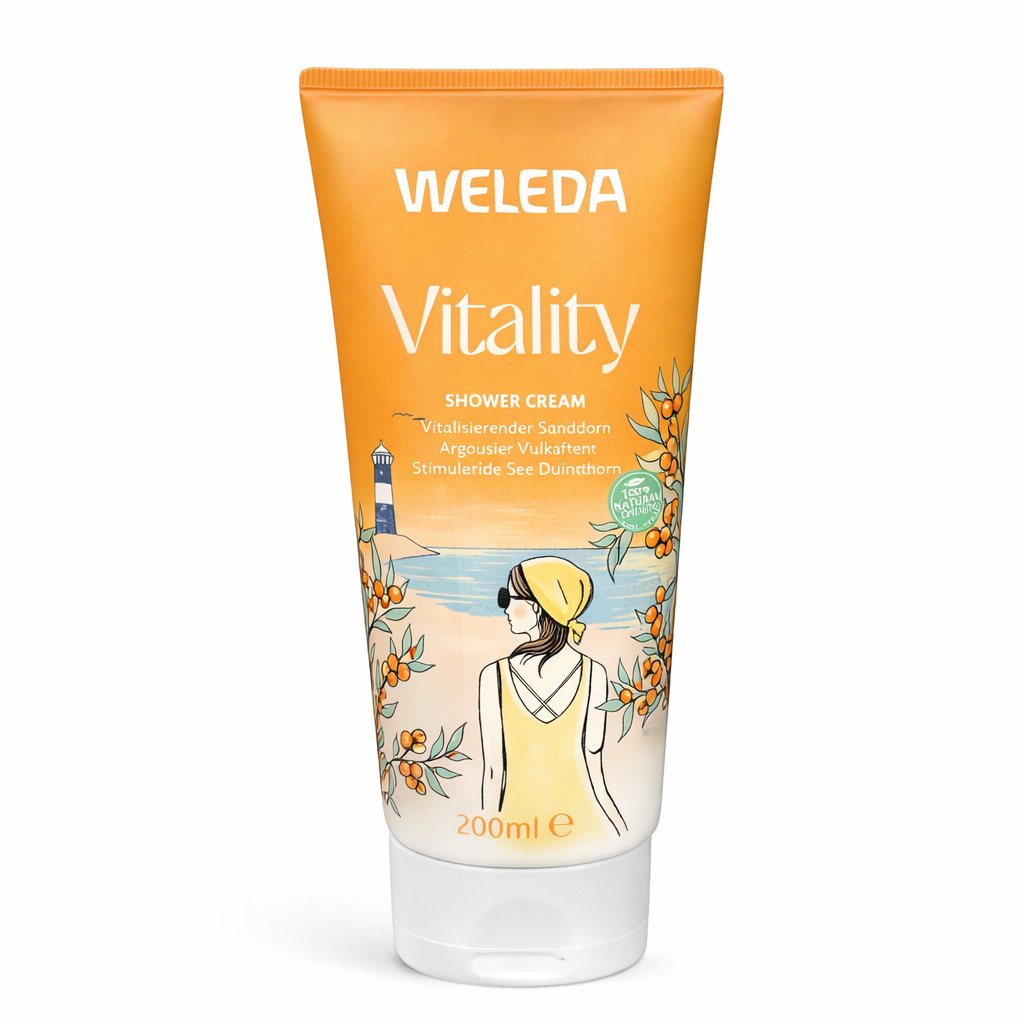 Lotiune de dus Vitality, Catina, 200 ml, Weleda