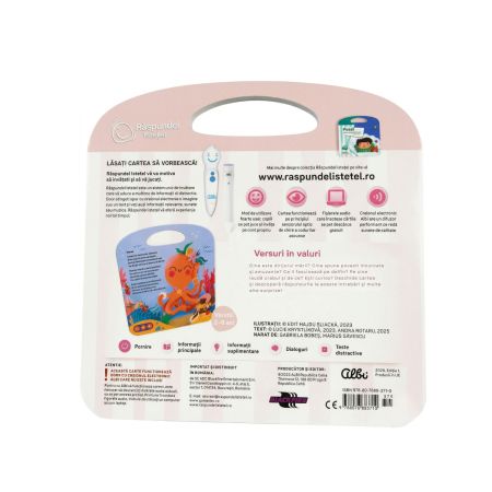 Carte interactiva Versuri in valuri, 2 ani+, Raspundel Istetel 773566