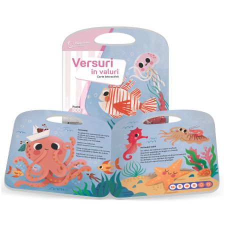Carte interactiva Versuri in valuri, 2 ani+, Raspundel Istetel 773551