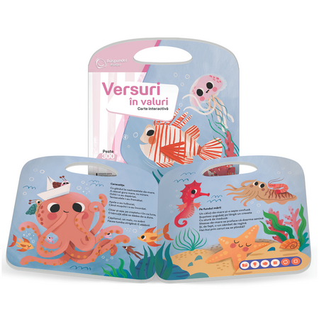 Carte interactiva Versuri in valuri, 2 ani+, Raspundel Istetel 773551