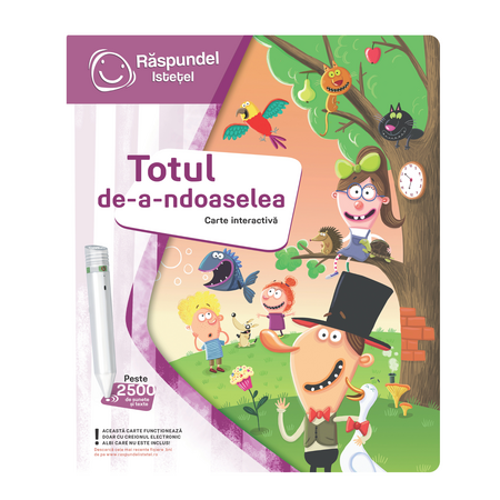 Carte interactiva Totul de-a-ndoaselea, 5 ani+, Raspundel Istetel 773557