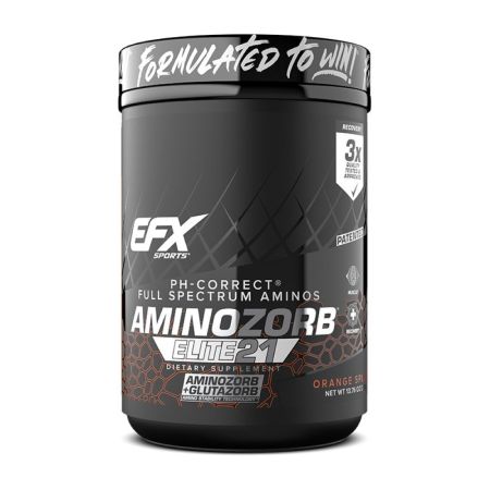 Pudra cu aminoacizi FSA Orange Splash AminoZorb, 390 g, Efx Sports