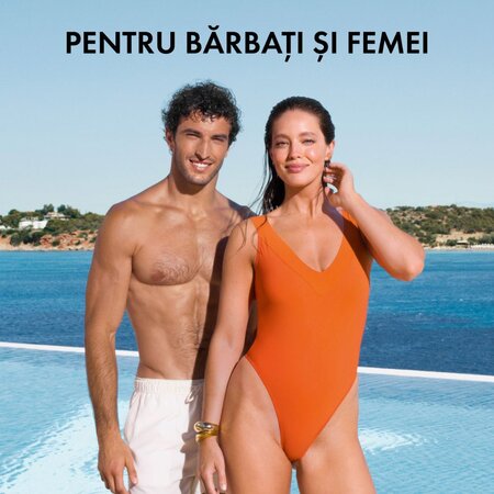 Spray hidratant pentru fata si corp cu protectie solara SPF 50 Capital Soleil UV Aqua, 200 ml, Vichy 773587