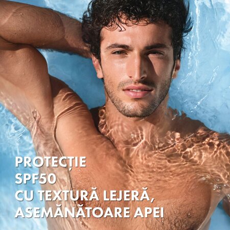 Spray hidratant pentru fata si corp cu protectie solara SPF 50 Capital Soleil UV Aqua, 200 ml, Vichy 773579