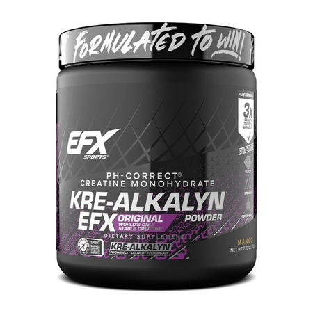Creatina monohidrata cu aroma de Mango Kre-Alkalyn, 220 g, EFX Sports