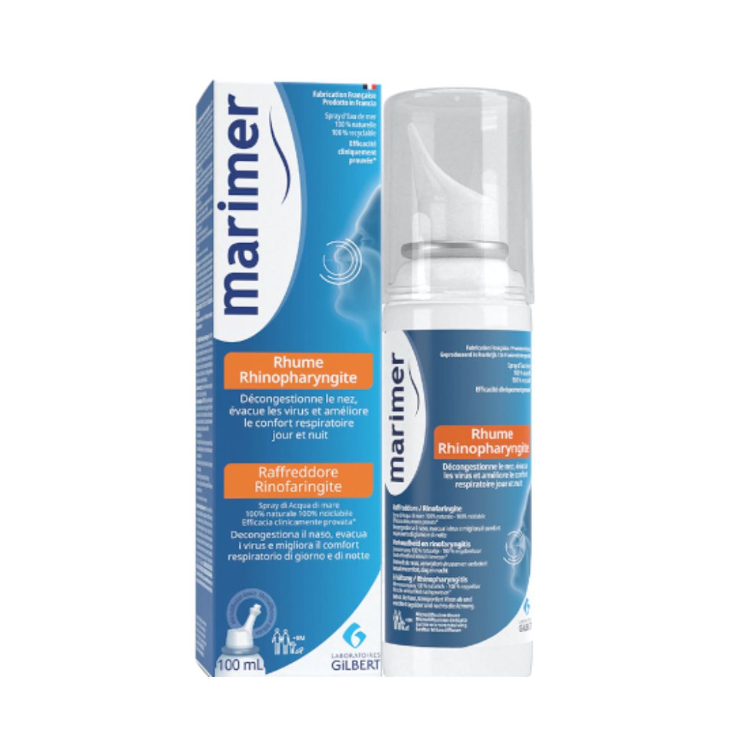 Spray hipertonic pentru nas infundat, sinuzita si raceala, 100 ml, Marimer