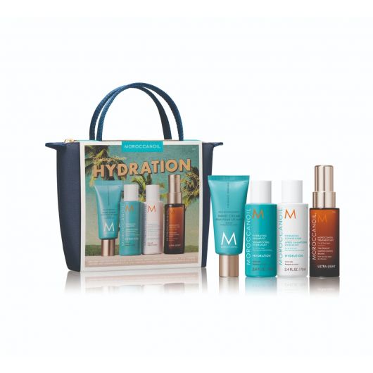 Set de par Hydration Hair Care Travel, Moroccanoil