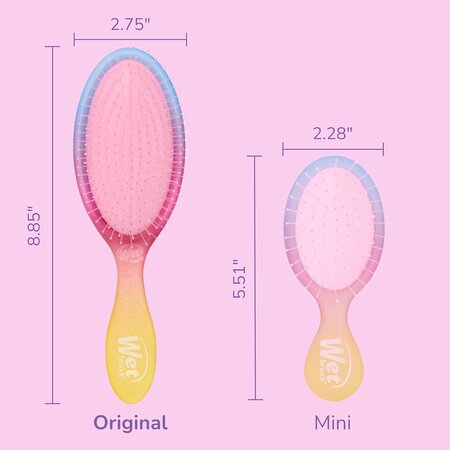 Perie de par Original Electric Sky, Pink, 1 bucata, WetBrush 773697