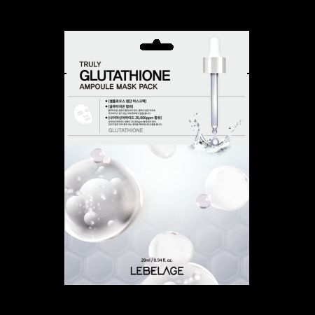 Masca de fata tip servetel cu Glutathion, 1 bucata, Lebelage