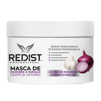 Masca de par cu extract de ceapa, usturoi si rozmarin, 475 ml, Redist