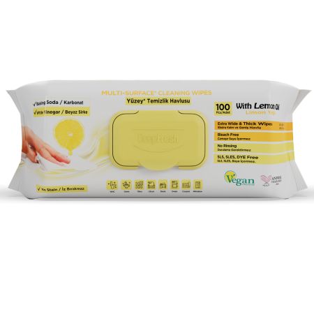 Servetele umede multisuprafete clasic, 100 bucati, Deep Fresh