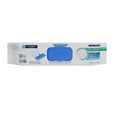 Servetele umede pentru pardosel, Clasic, 50 bucati, Deep Fresh