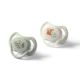 Suzete simetrice din silicon Night & Day, 6-18 luni, Babyono 774265