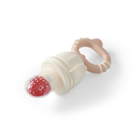 Dispozitiv de hranire cu rasucire pentru copii, Bej, Dino, 6 luni+, Babyono