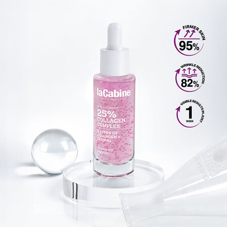 Ser de fata iluminator cu micro-sfere Collagen Complex Multi-active, 30 ml, La Cabine 774352