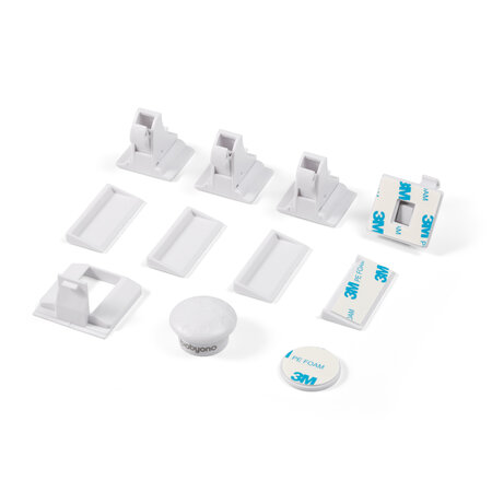 Dispozitive de siguranta pentru bebelusi cu inchidere magnetica, 4 bucati, Babyono 774358