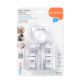 Dispozitive de siguranta pentru bebelusi cu inchidere magnetica, 4 bucati, Babyono 774354