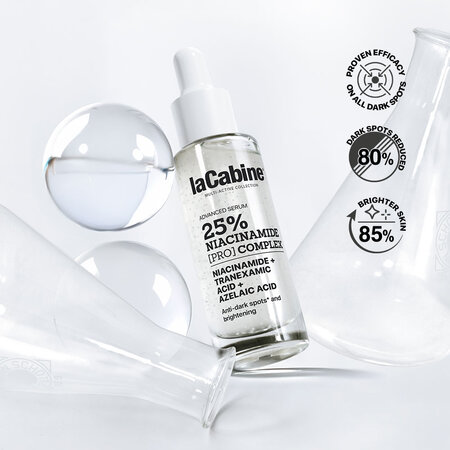 Ser de fata cu micro-sfere pentru corectarea petelor si luminozitate Niacinamide Pro Complex Multi-active, 30 ml, La Cabine 774385