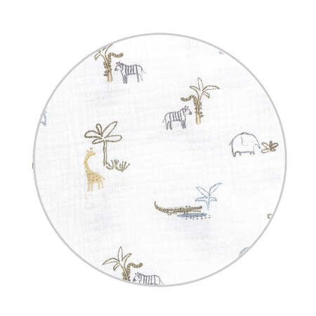 Scutece creponate din muselina, 70x70 cm, Mint, 3 bucati, Babyono 774449