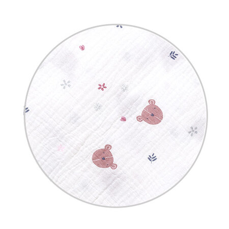 Scutece creponate din muselina, 70x70 cm, Purple, 3 bucati, Babyono 774468