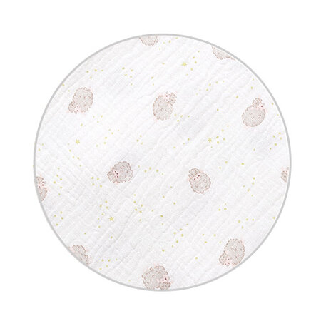 Scutece creponate din muselina, 70x70 cm, Beige, 3 bucati, Babyono 774476