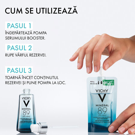 Gel booster zilnic Mineral 89, 50 ml, Vichy 774540