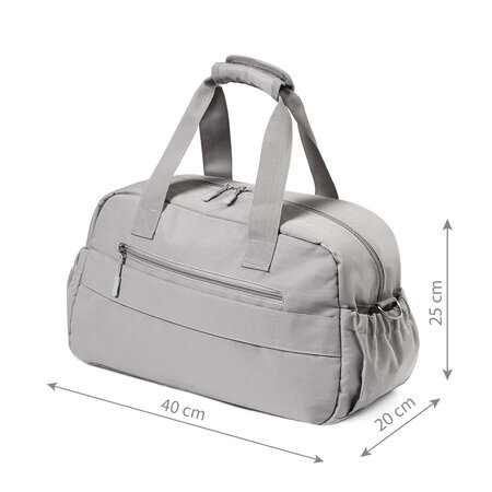 Geanta de calatorie pentru mamici, Gri, Babyono 774579