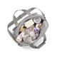Geanta de calatorie pentru mamici, Gri, Babyono 774589