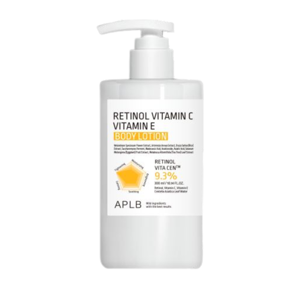 Lotiune de corp Retinol, Vitamina C si Vitamina E, 300 ml, Aplb