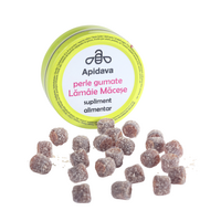 Perle gumate cu lamaie si macese, 50 g, Apidava