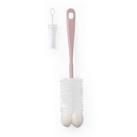 Perie pentru biberoane si tetine, Roz, Babyono