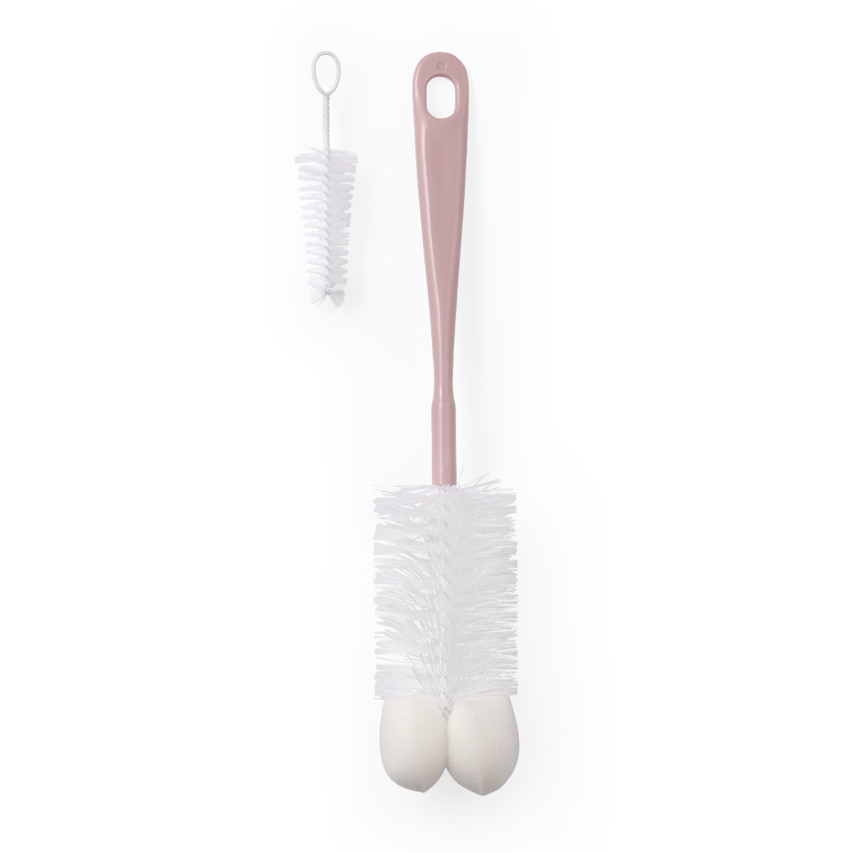 Perie pentru biberoane si tetine, Roz, Babyono