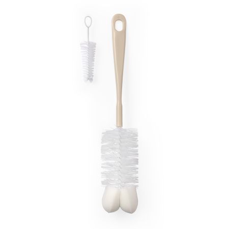 BABYONO SET PERIE BIBERON+TETINA  CU BURETE CREM 720/04