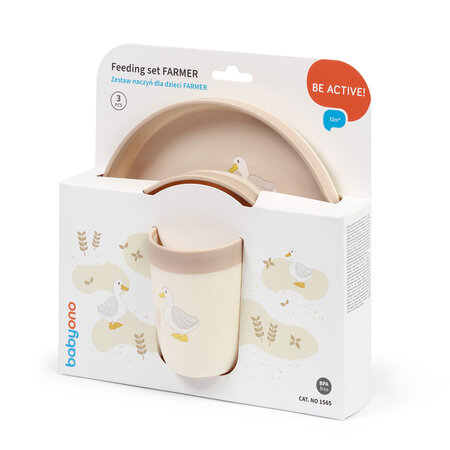Set de masa pentru copii Farmer, 12 luni+, Babyono 774799